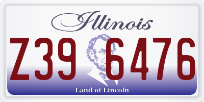 IL license plate Z396476