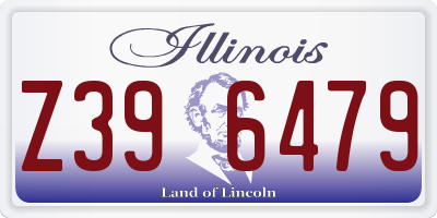 IL license plate Z396479