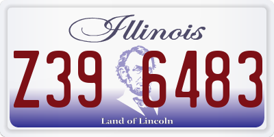 IL license plate Z396483