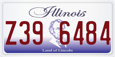 IL license plate Z396484