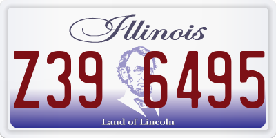 IL license plate Z396495