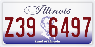 IL license plate Z396497