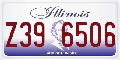 IL license plate Z396506