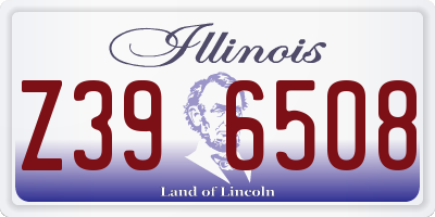 IL license plate Z396508