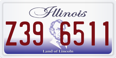 IL license plate Z396511