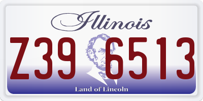 IL license plate Z396513