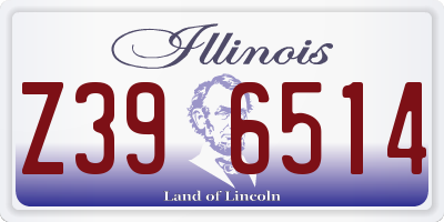 IL license plate Z396514