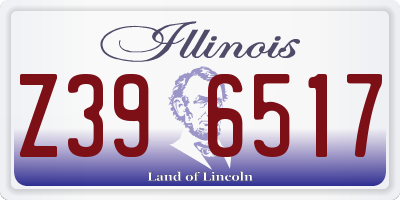 IL license plate Z396517