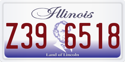 IL license plate Z396518