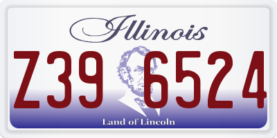 IL license plate Z396524