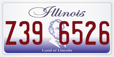 IL license plate Z396526
