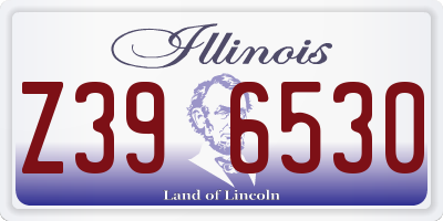 IL license plate Z396530