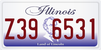 IL license plate Z396531