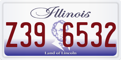 IL license plate Z396532