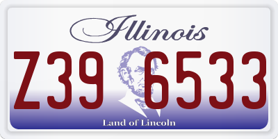 IL license plate Z396533