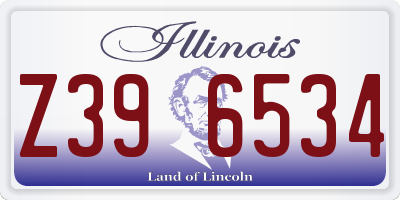 IL license plate Z396534