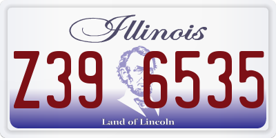 IL license plate Z396535