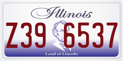 IL license plate Z396537