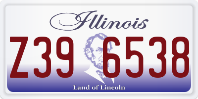 IL license plate Z396538