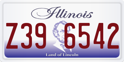 IL license plate Z396542