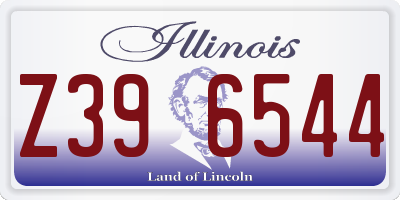 IL license plate Z396544