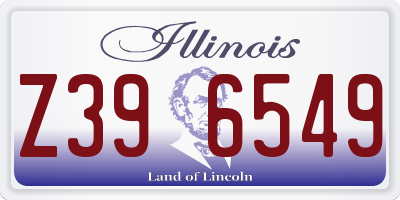 IL license plate Z396549