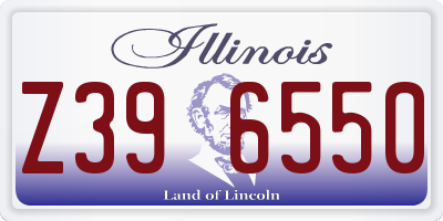 IL license plate Z396550