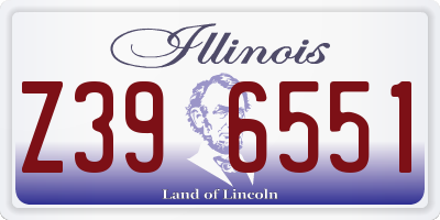 IL license plate Z396551