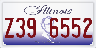 IL license plate Z396552