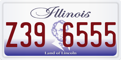 IL license plate Z396555