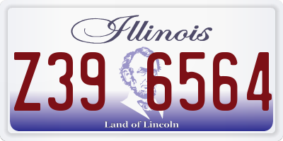 IL license plate Z396564