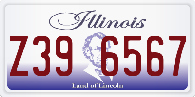 IL license plate Z396567