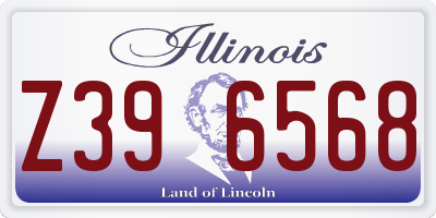 IL license plate Z396568