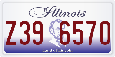 IL license plate Z396570