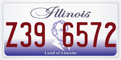 IL license plate Z396572