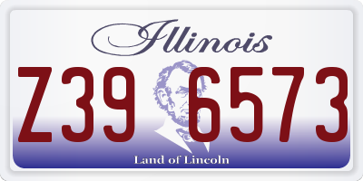 IL license plate Z396573