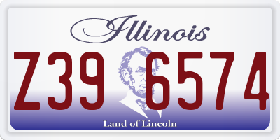 IL license plate Z396574