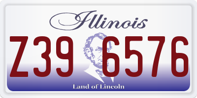 IL license plate Z396576