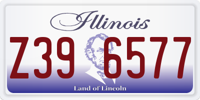 IL license plate Z396577