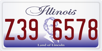 IL license plate Z396578