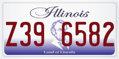 IL license plate Z396582