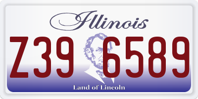 IL license plate Z396589