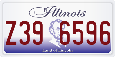 IL license plate Z396596