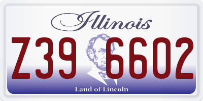IL license plate Z396602
