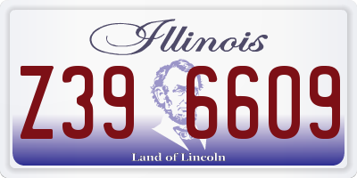 IL license plate Z396609