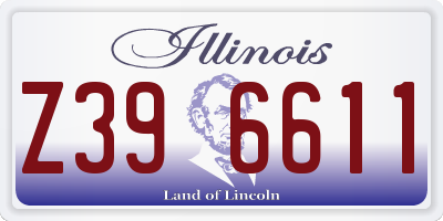 IL license plate Z396611