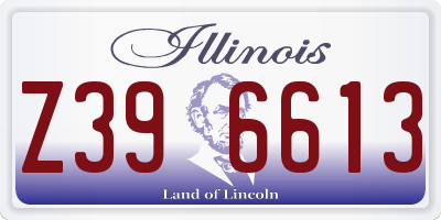 IL license plate Z396613