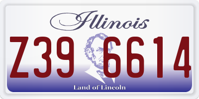 IL license plate Z396614