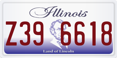 IL license plate Z396618