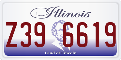 IL license plate Z396619